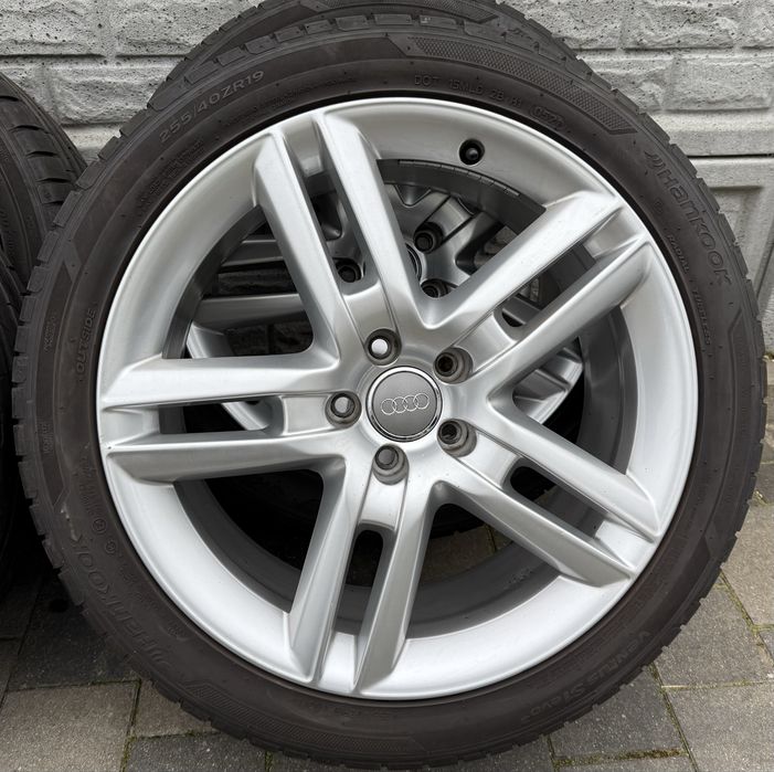 Oryginalne felgi Audi S6 A6 A7 Q5 C7 5x112 ET45 8.5J 255/40R19 lato