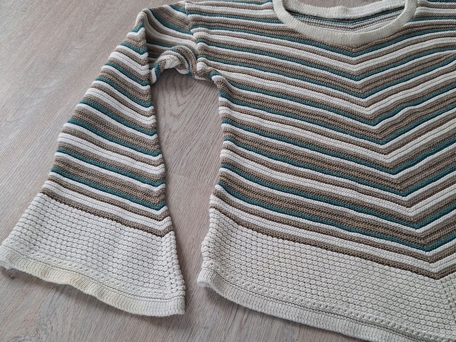 Sweterek hipis szerokie rękawy