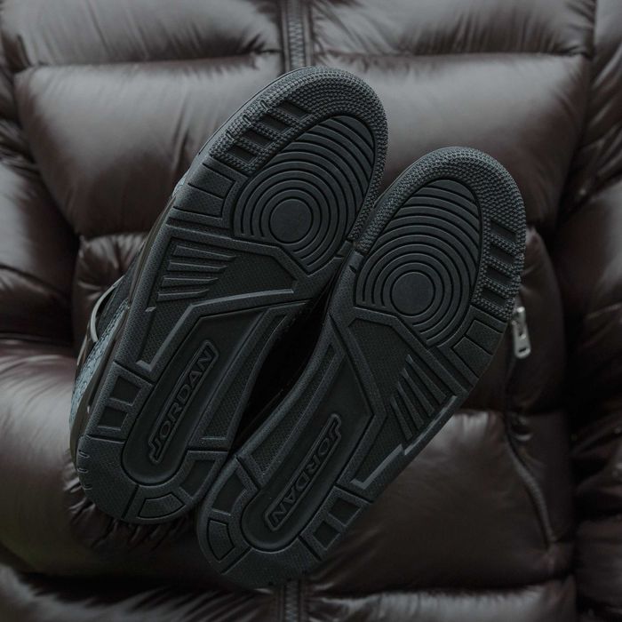 Чоловічі Кросівки Air Jordan 3 Retro Low Black Cat 40-44 (Оплата при отриманні)