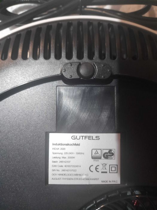 Індукційна плита Gutfels Induk220