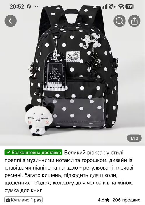 рюкзак дитячій для школи