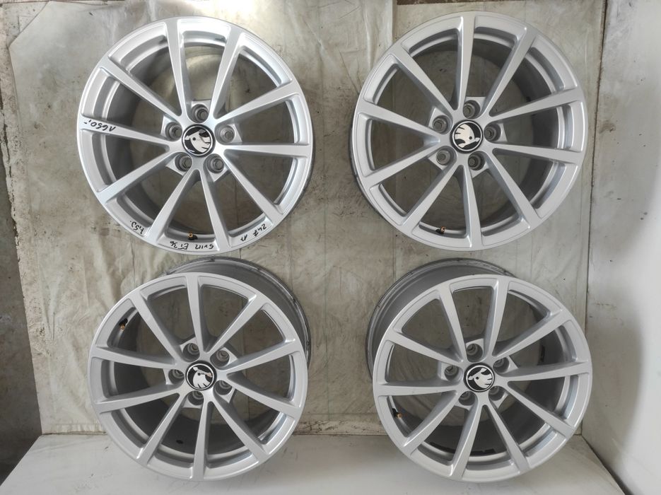 247 Felgi aluminiowe SKODA R 17 5x112 Bardzo Ładne