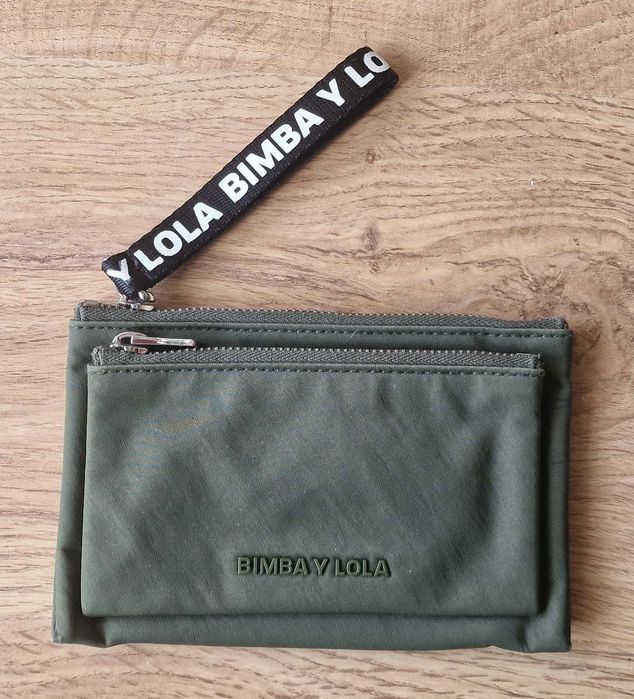 Carteira Bimba y Lola Verde Escuro, tipo porta-moedas