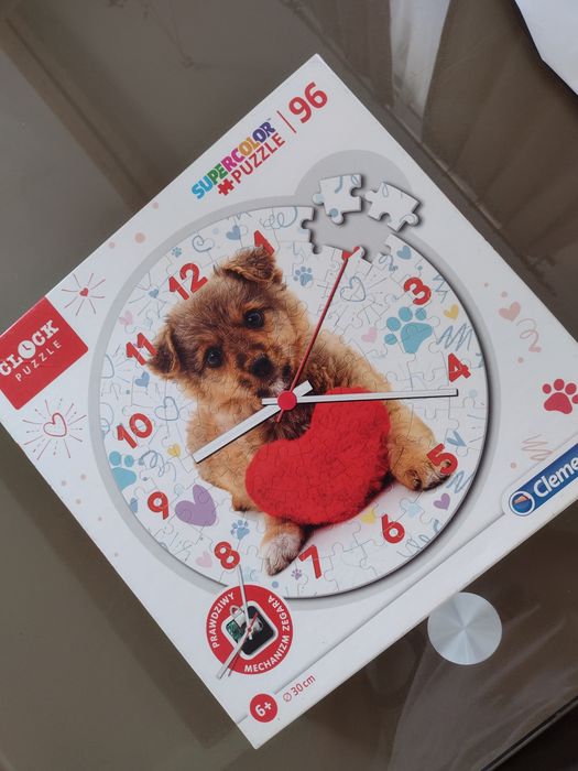 Puzzle zegar clock puzzle