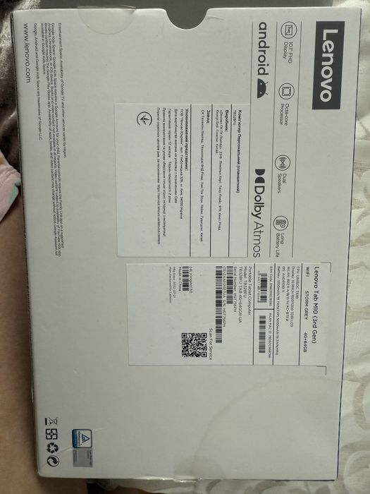 Продам  планшет Lenova Tab M10