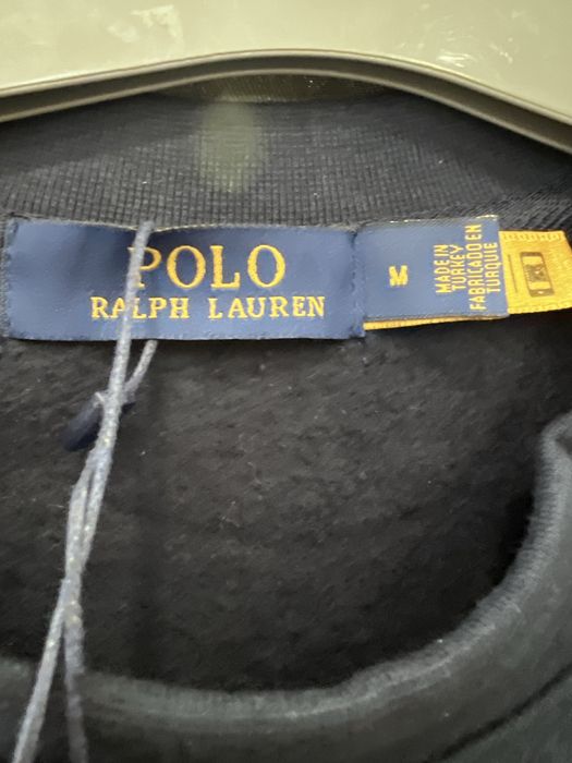 Sweat cardada azul Polo Ralph Lauren - NOVO