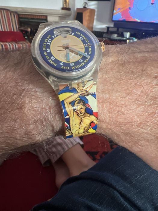 Swatch automatico comemorativo