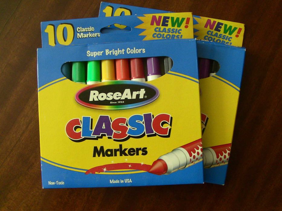 Набор классических маркеров ROSEART (10 шт в наборе), США