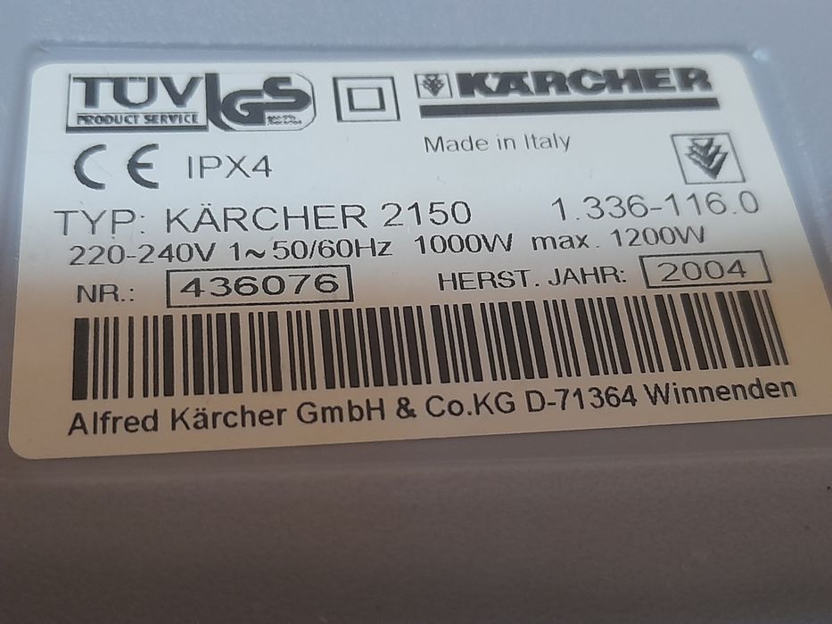 Пилесос *Karcher-2150*