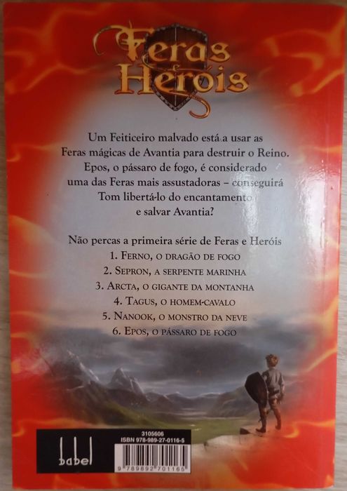 Feras e Heróis Nº6, Epos - O Pássaro de Fogo, Adam Blade