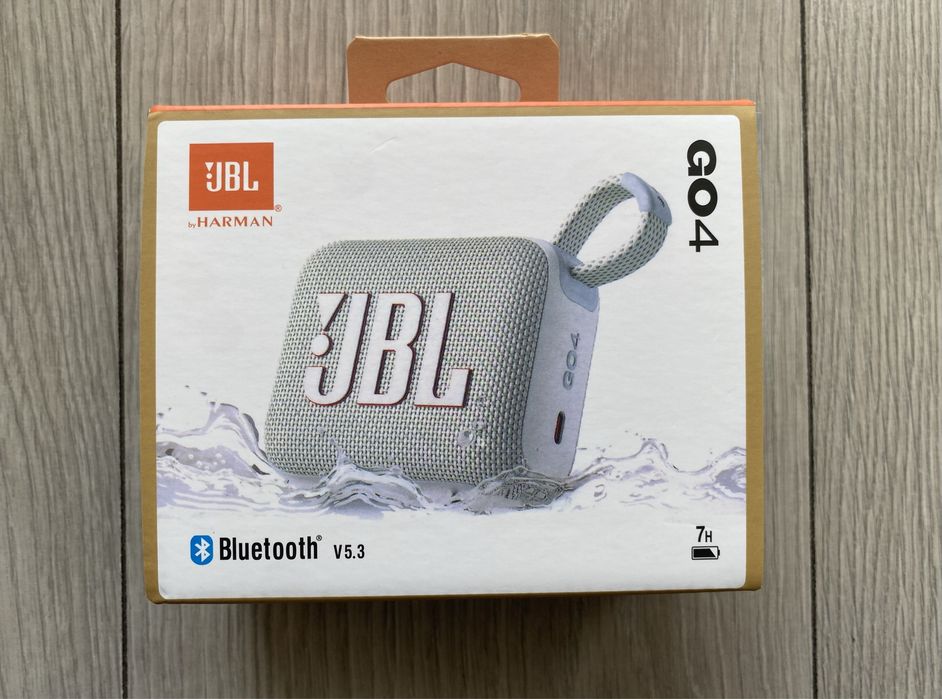 Nowy Głośnik Przenośny Bluetooth JBL Go 4 Srebrny