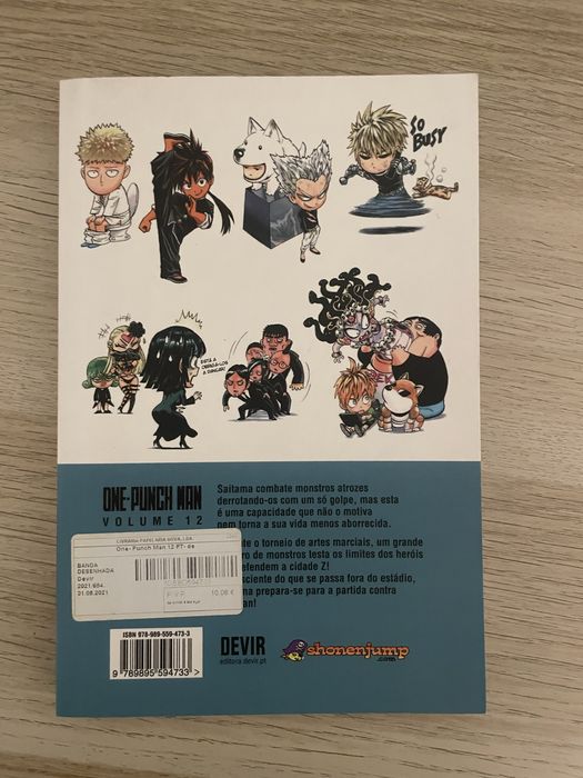 Mangá - One Punch Man 9, 10 e 12 em Português (8€ por unidade)