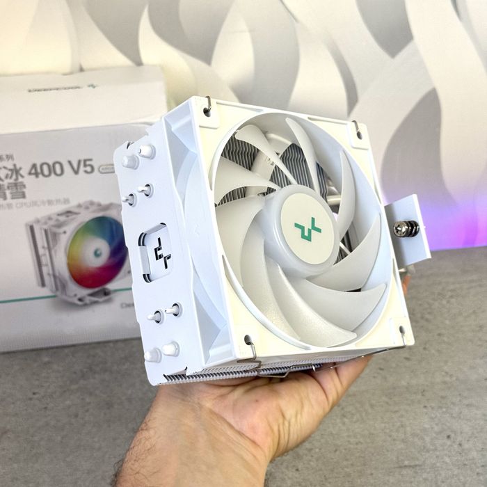 НОВА! Башня DeepCool AG400 ARGB White | 220 TDP | Наявність, Опт!