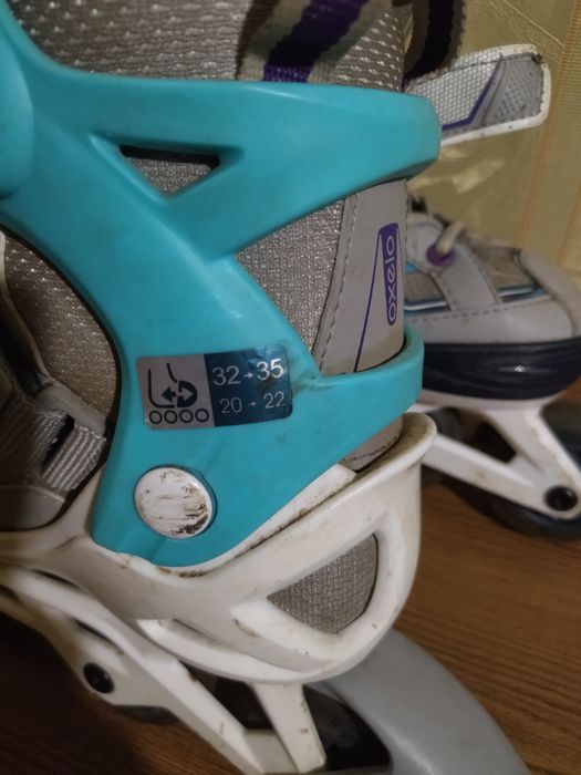 Роликові ковзани дитячі, розмір 32-35