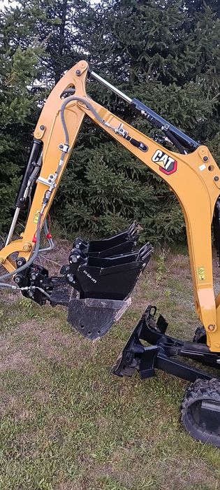 Minikoparka CAT 301.6 z klimatyzacją 3 lyzki