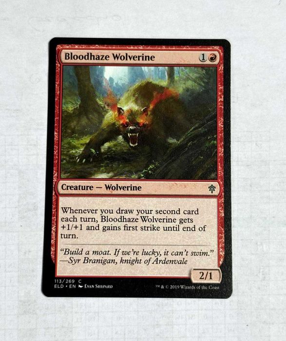 Bloodhaze Wolverine 113/269 - Carta Original Magic: The Gathering TCG