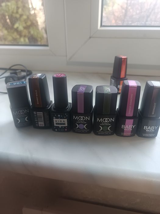 Гель лаки нові МООN