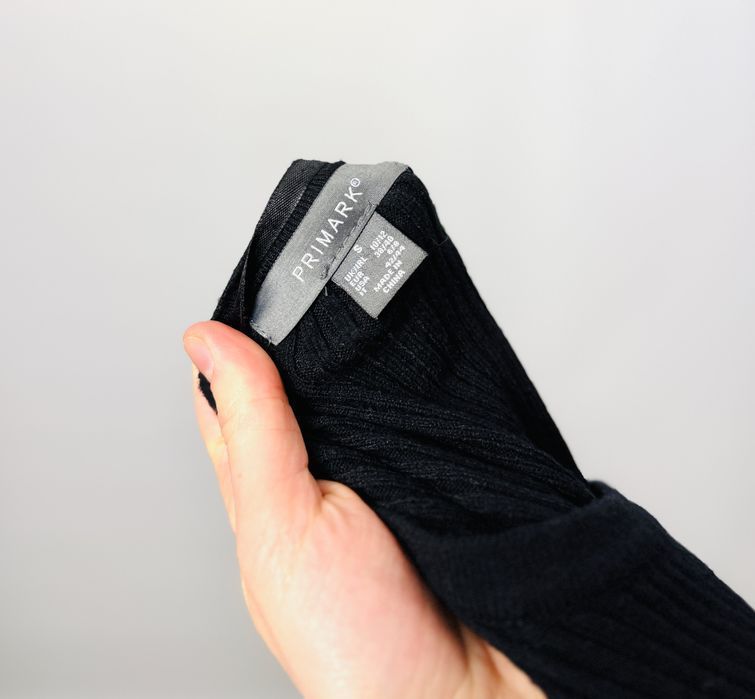 Czarna dzianinowa sukienka  M/L 38/40 Primark