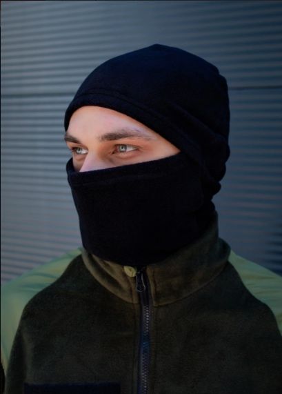 Балаклава флісова подшлемник флисовый маска трасформер підшлемник 3в1