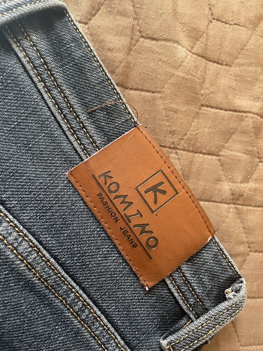 Granatowe spodnie jeansowe męskie Komino W36/XL/XXL
