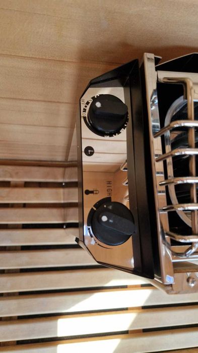 Sauna zewnetrzna ogrodowa fińska sucha SZKLANA HARVIA 3os 230V nowa