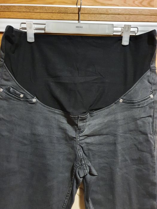 Spodnie ciążowe super skinny high rib H&M Mama, XL