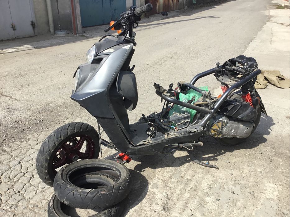 Yamaha bws 125 4t после дтп, растоможен