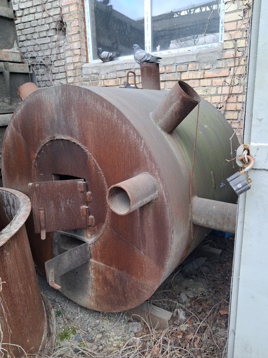 Буржуйка на великий об'єм