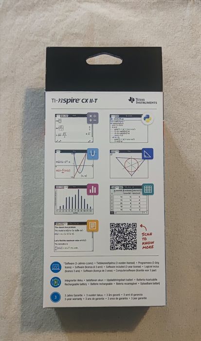Calculadora Gráfica Texas TI-nspire CX II-T