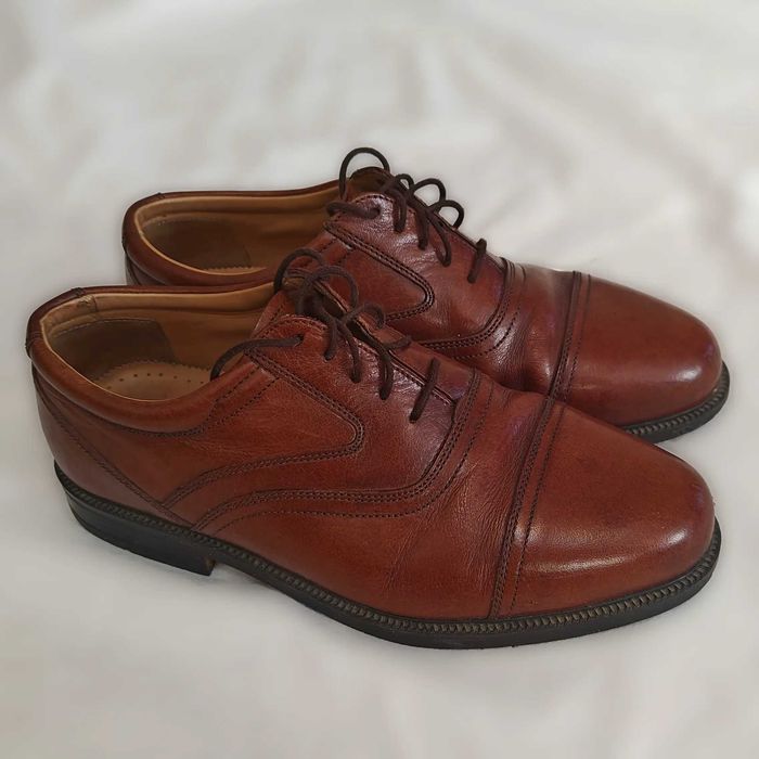 Шкіряні чоловічі туфлі Clarks Flexon | Р. 40 (6.5 UK)