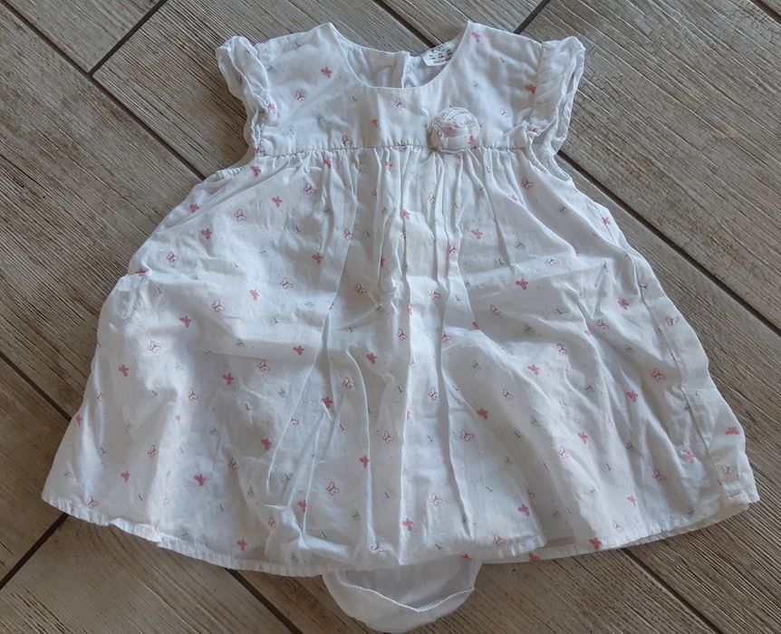 Sukienka lato przewiewna 68 F&F dziewczynka