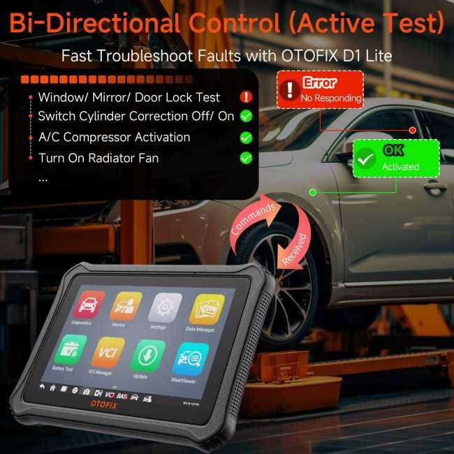 Autel OTOFIX D1 Lite Máquina Diagnóstico OBD +40 Funções (NOVO)