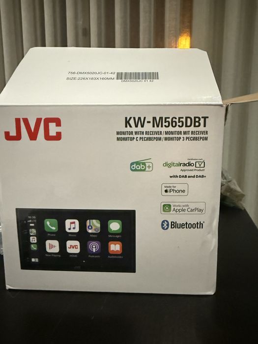 Novo - Auto Radio JVC kw m565dbt 2 din (Pioneer Kenwwod jbl Blaupunkt Alpine)