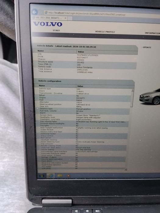 Zestaw diagnostyczny do Volvo vida