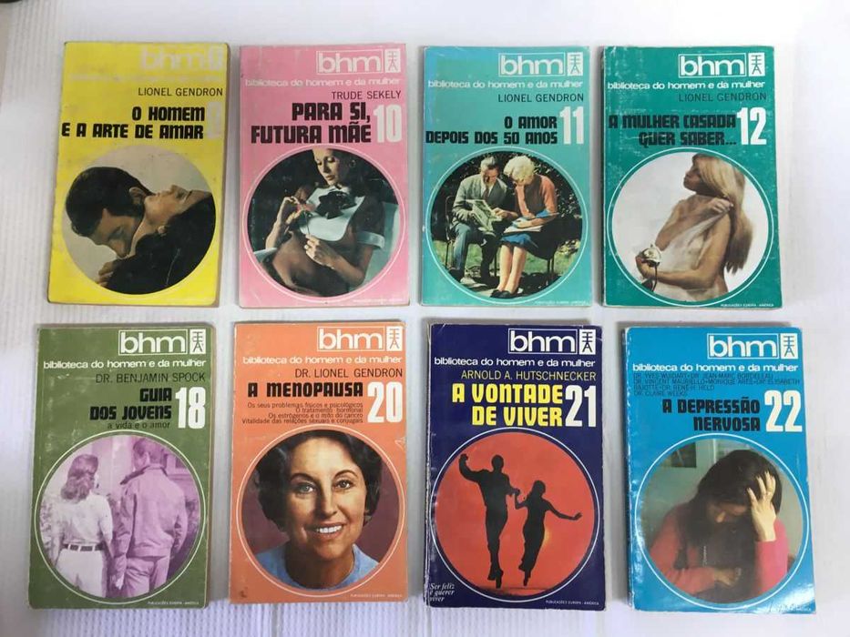 Coleção Biblioteca do Homem e da Mulher- bhm- Europa América (1970)