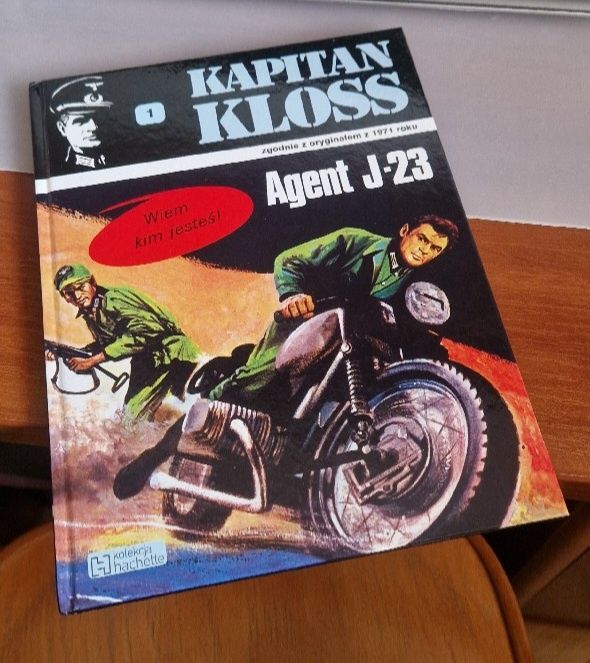 Kapitan Kloss Hachette twarda okładka tom 1 Agent J-23