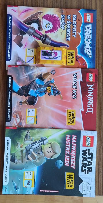 3 książki LEGO wyd. AMEET, Star Wars, Ninjago i Dreamzzz