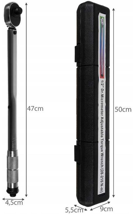 Динамометрический ключ 12 28-210нм Польша динамометричний ключ