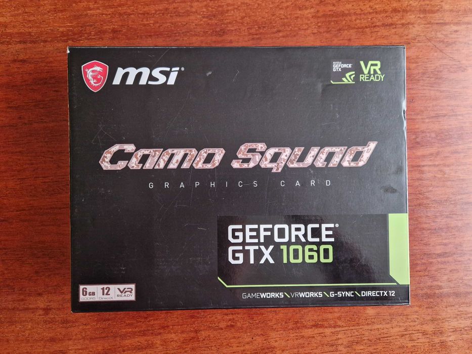 Відеокарта GeForce GTX 1060 Camo Squad 6G