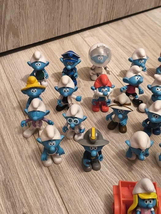 Smerfy figurki deagostiny