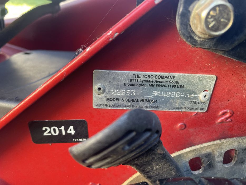 Kosiarka spalinowa Toro Kawasaki Napęd biegi Sprzęgło 2014 rok