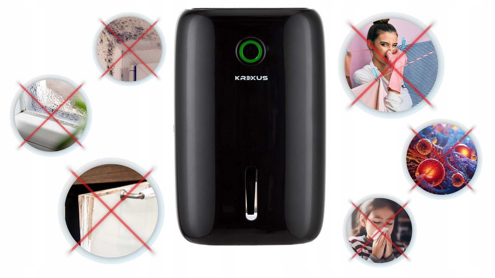 CICHY Osuszacz powietrza pochłaniacz wilgoci WYDAJNY 23W MAŁY!