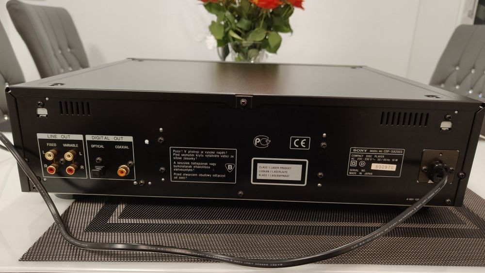 REZERWACJA Odtwarzacz CD Sony XA20ES z pilotem