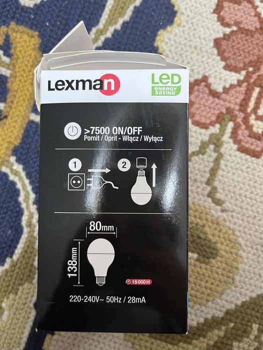 Lâmpada Led com cores