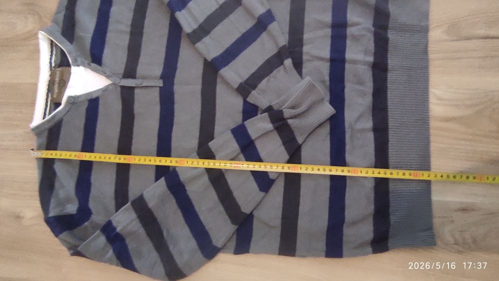 Sweter męski w paski 2XL