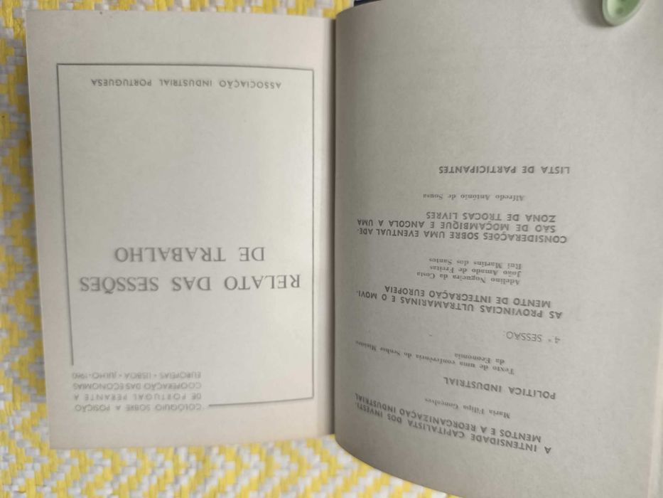 Colóquio sobre a posição de Portugal perante a coop das econ Europeias