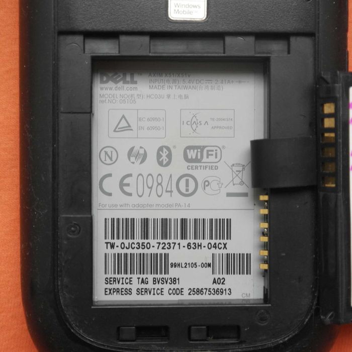 КПК Dell Axim X51 640х480