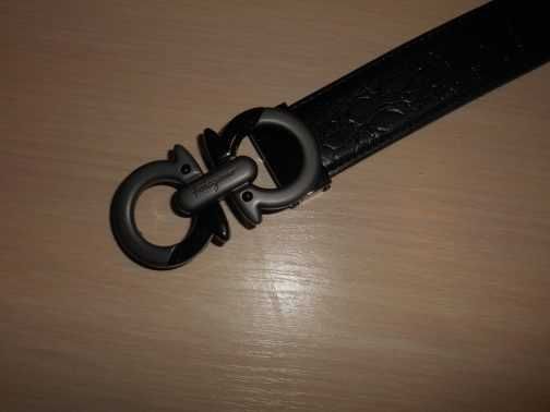 Salvatore Ferragamo pasek firmowy, skóra naturalna, Włochy 169
