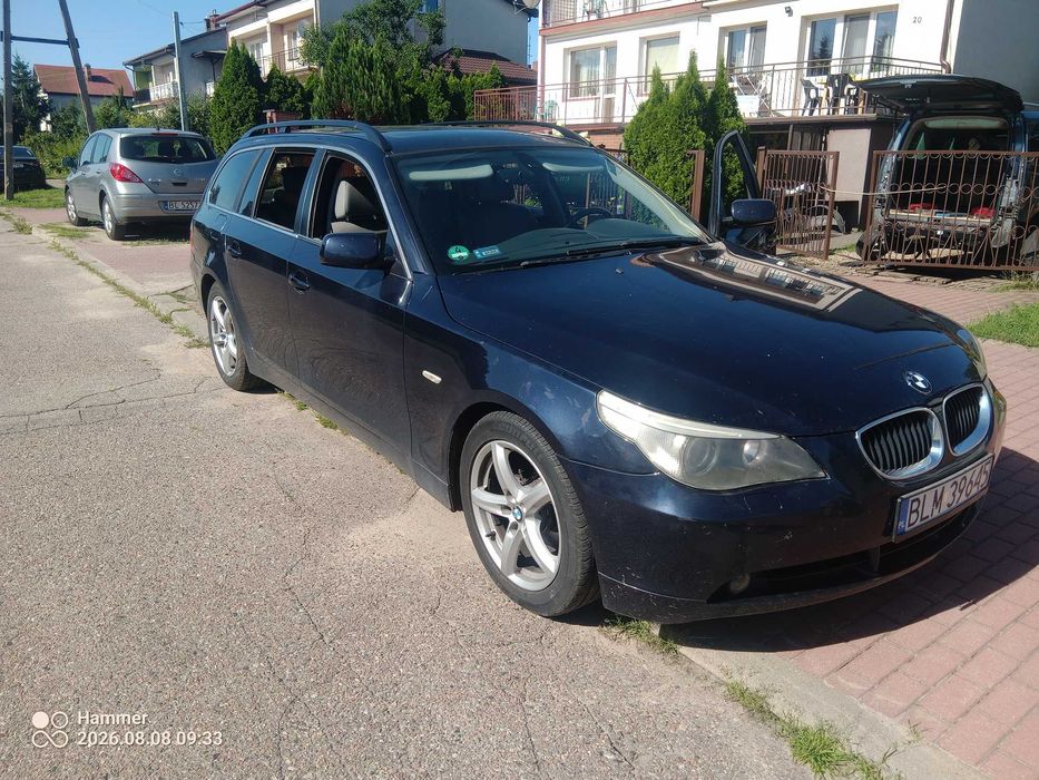 bmw e61  2.5 diesel 291tys przebiegu nowe turbo + olej doinwestowana manual