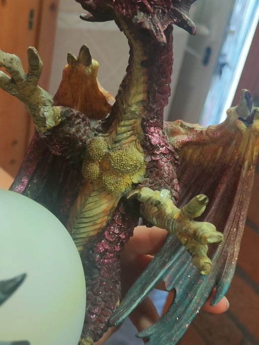 Candeeiro Dragões - Luminária